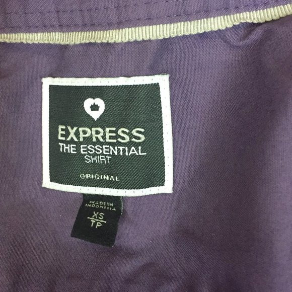Express And Calvin Klein Basic Shirt Purple Pink Two a Lot - Picture 4 of 10